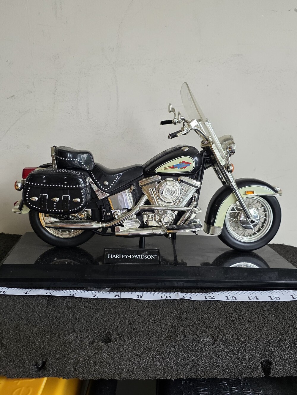 Telemania Heritage Harley Davidison Softail landline phone, Vinrage 1990s
